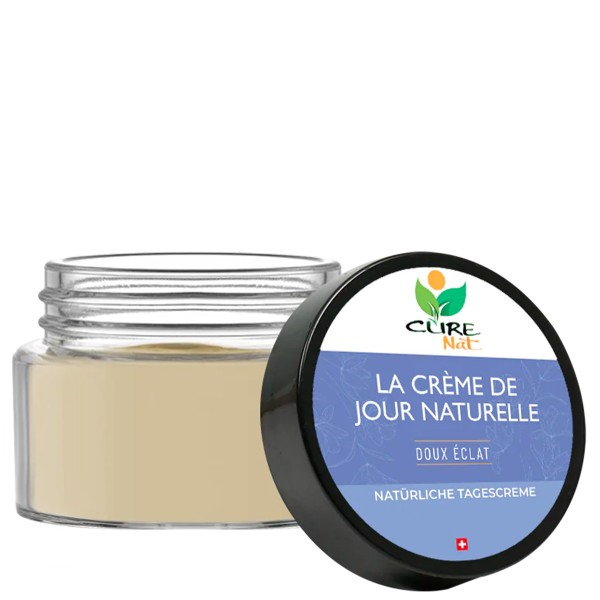 Crème de jour "Doux Éclat" - Suisse, artisanale et 100% naturel - 20g - Curenat