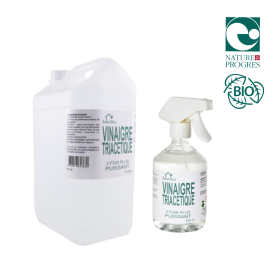 Vinaigre Triacétique Bio: nettoyant écologique puissant et polyvalent - 500ml - 3abeilles